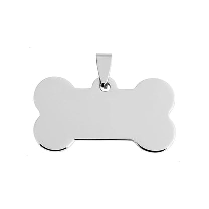 Personalised Polished Bone Pet ID Tag