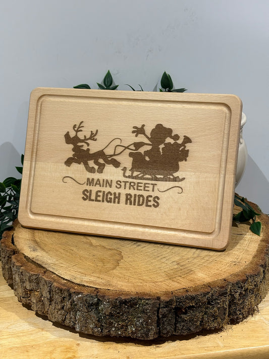 Christmas chopping board