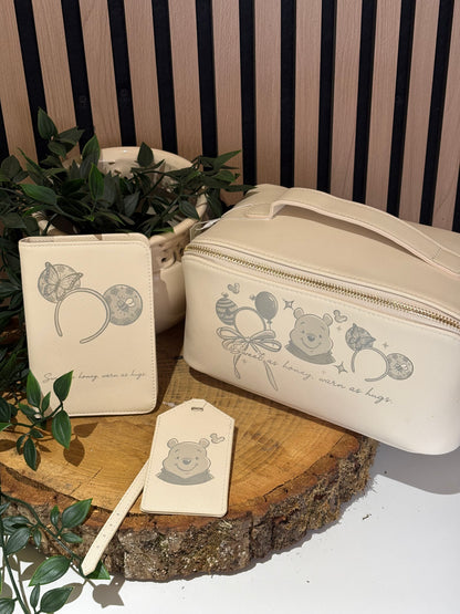 Cream Princess Travel Pouch Set