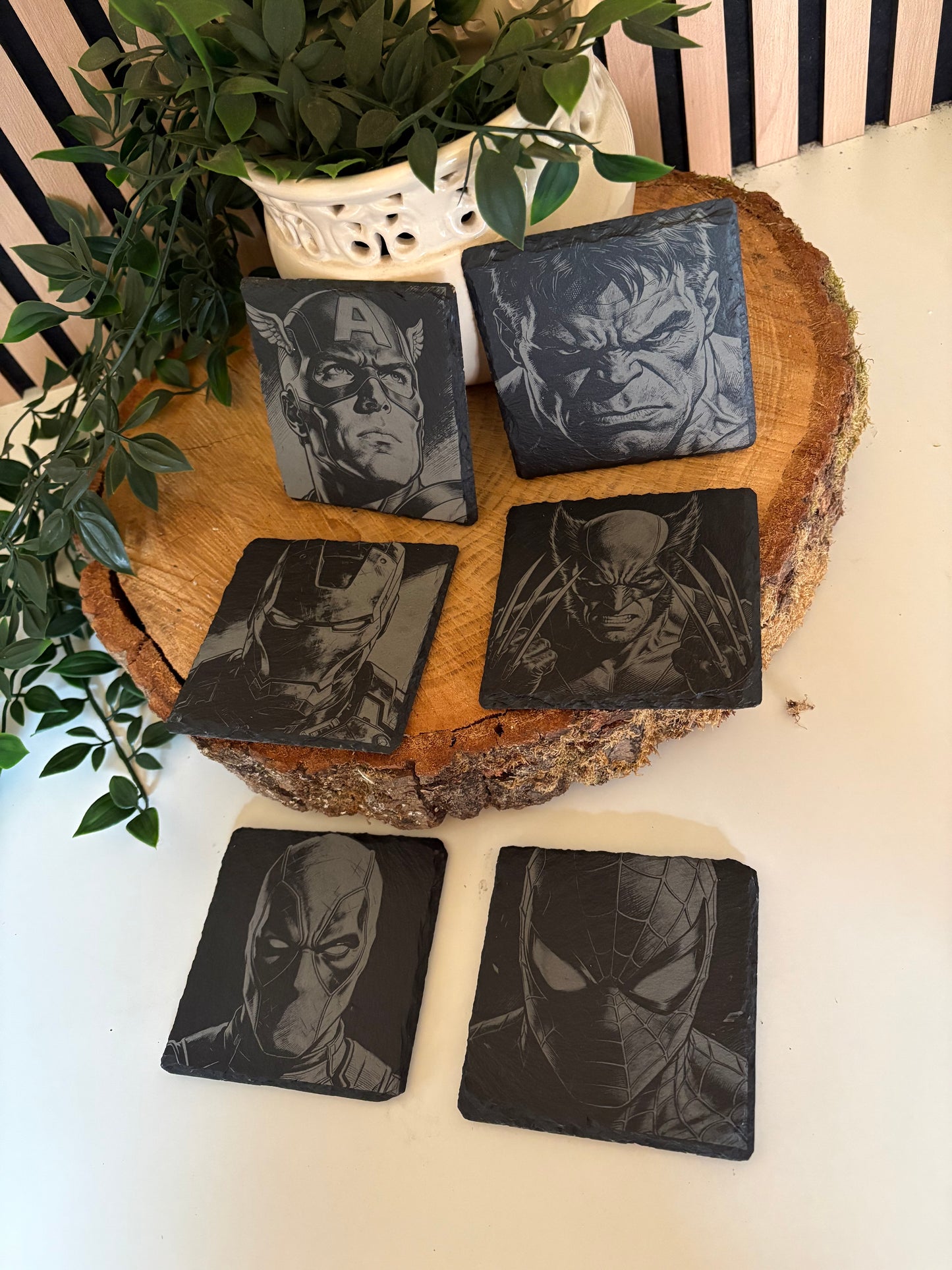 Superhero Coasters