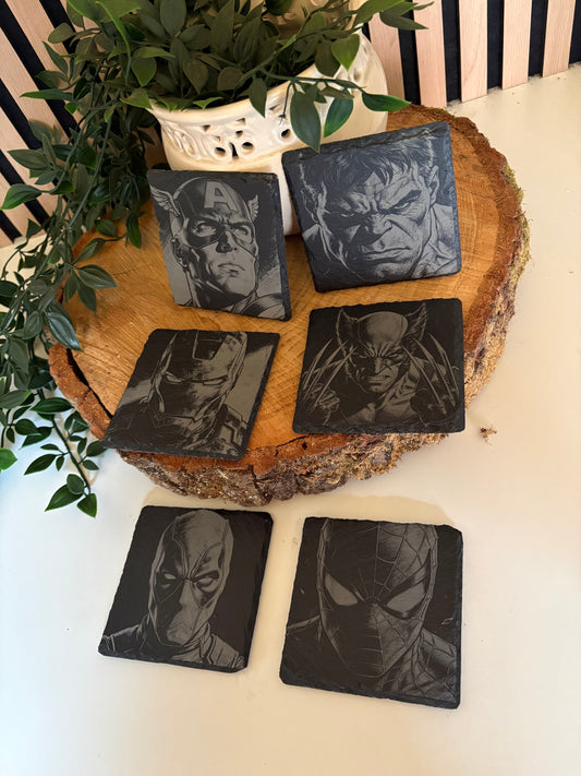 Superhero Coasters