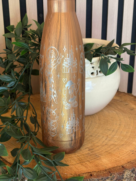 Wood effect Toy Story bottle