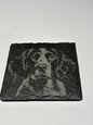 Engraved Dog Slate Coaster