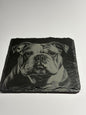 Engraved Dog Slate Coaster