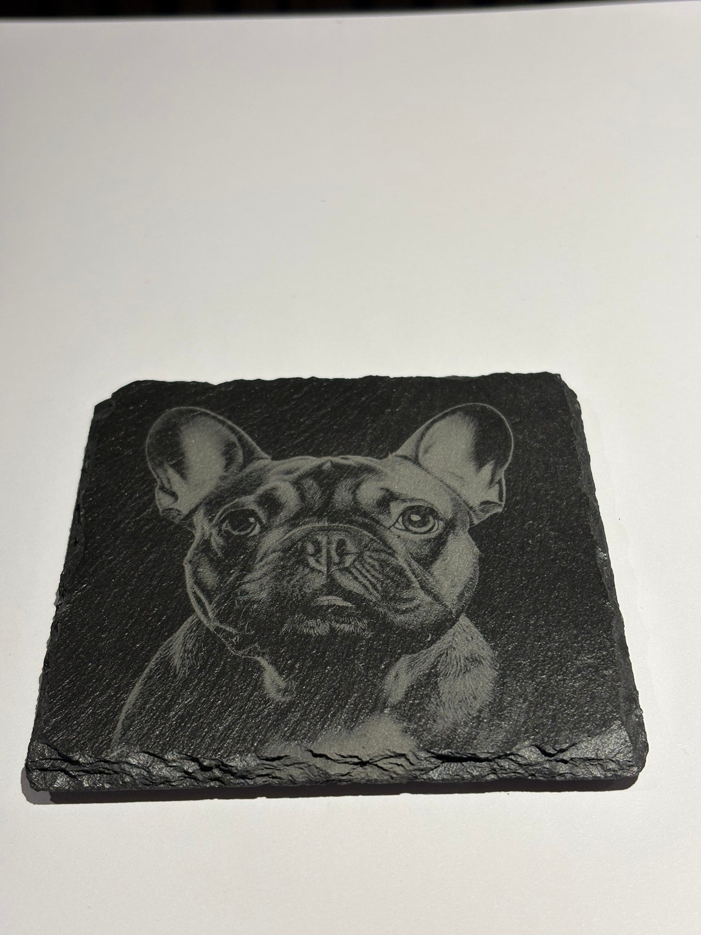 Engraved Dog Slate Coaster