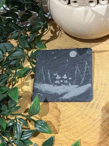 Mouse Christmas coasters
