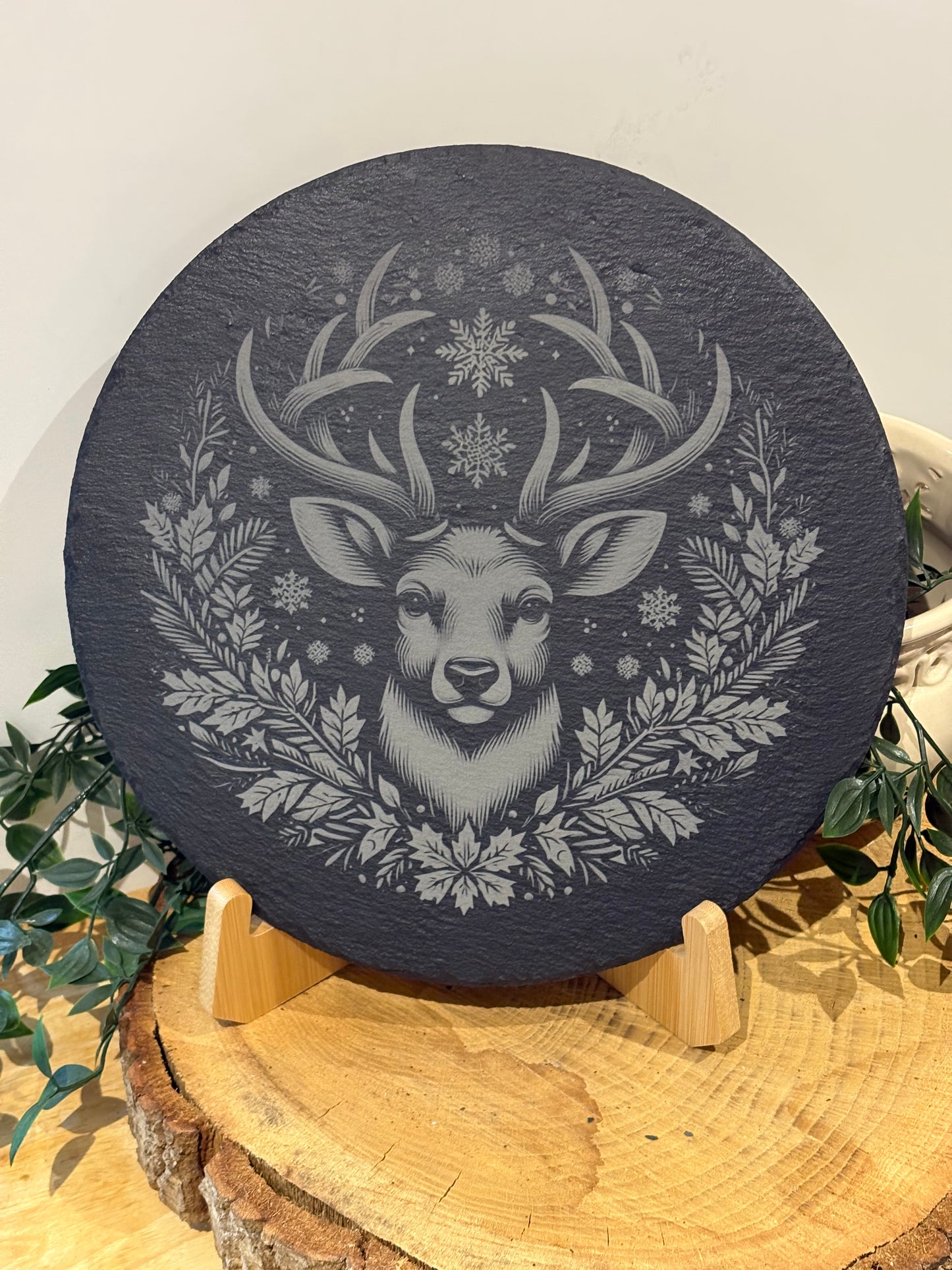 Christmas slate placemats
