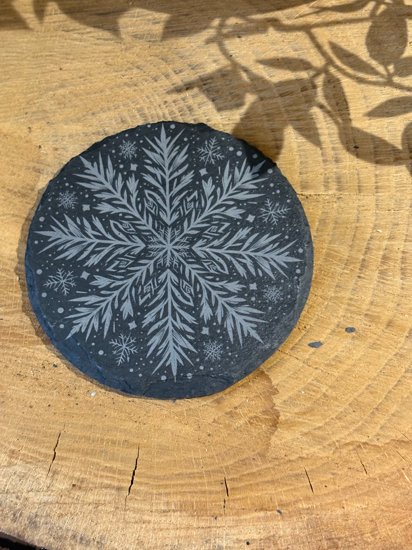 Christmas slate coasters