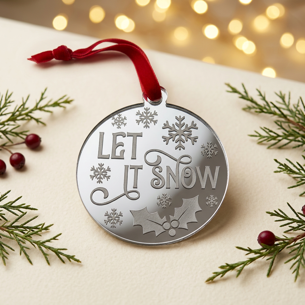 Let It Snow Christmas decoration