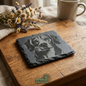 Engraved Dog Slate Coaster