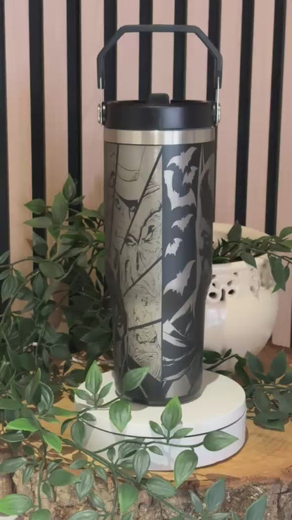 Winged Crusader 30oz Laser-Engraved Thermal Tumbler