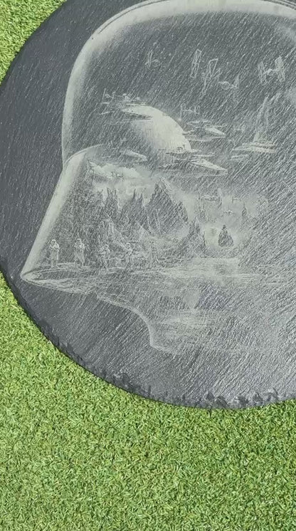 Set of 4 slate placemats